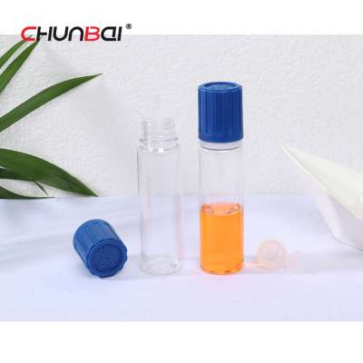 new designed blue wheel cap 10ml 30ml 60ml 100ml 120ml pet bottles plastic bottle