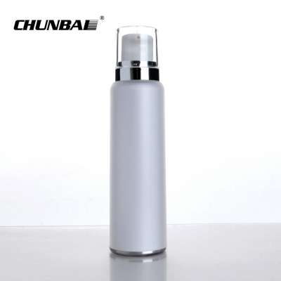 Round clear plastic facial toner lotion bottle with Screw cap