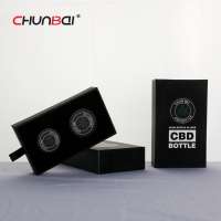 custom packaging box for glass dropper bottle cbd oil box