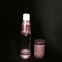 15ml 30ml 50ml matte Cosmetic Airless pump lotion bottle for cosmetic packaging