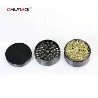 4 Parts Zinc Alloy Smoking Herb Grinder Weed Tobacco Grinder Herb and Spice Crusher