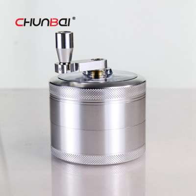 CB Grinder anodized cnc milled aluminum high quality herb grinder