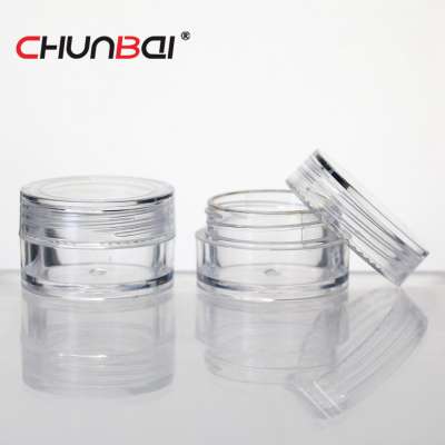 empty ps jar 10ml 30ml bottle plastic cosmetic eye cream jar