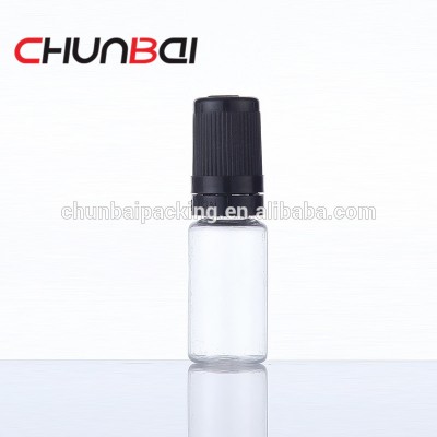 FDA TPD 10ml Eliquid PET Dropper Bottle With Childproof Tamperproof Cap Empty Plastic Bottles 10 ml Paper Tube GMP Factory