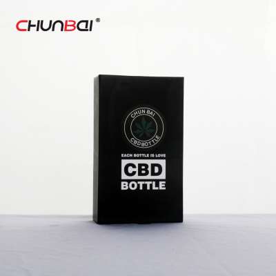 custom packaging box for glass dropper bottle cbd oil box