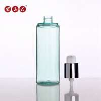 Factory Direct Sale Cosmetics transparent PET bottle pump bottle